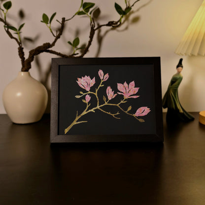 Celestial Dreams Mother-of-Pearl Botanical Frame