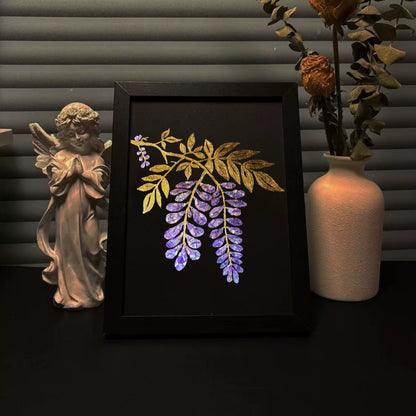 Celestial Dreams Mother-of-Pearl Botanical Frame