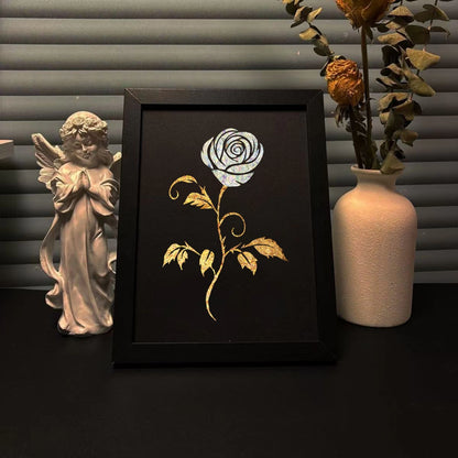 Celestial Dreams Mother-of-Pearl Botanical Frame