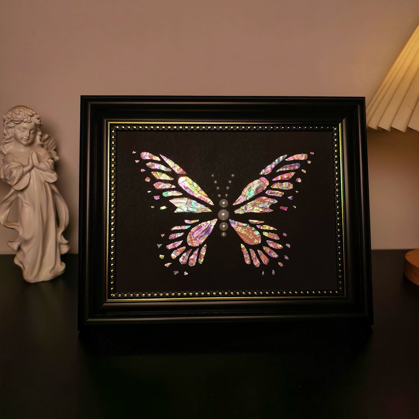 Dream Collection Handmade Botanical Mother-of-Pearl Botanical Frame