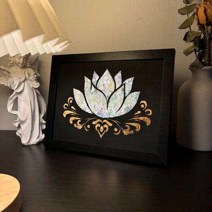 Celestial Dreams Mother-of-Pearl Botanical Frame