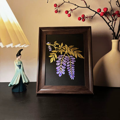 Celestial Dreams Mother-of-Pearl Botanical Frame