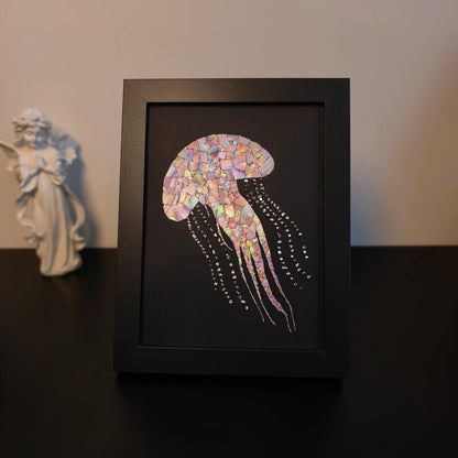 Seevive Jellyfish Celestial Mother-of-Pearl Inlay Art