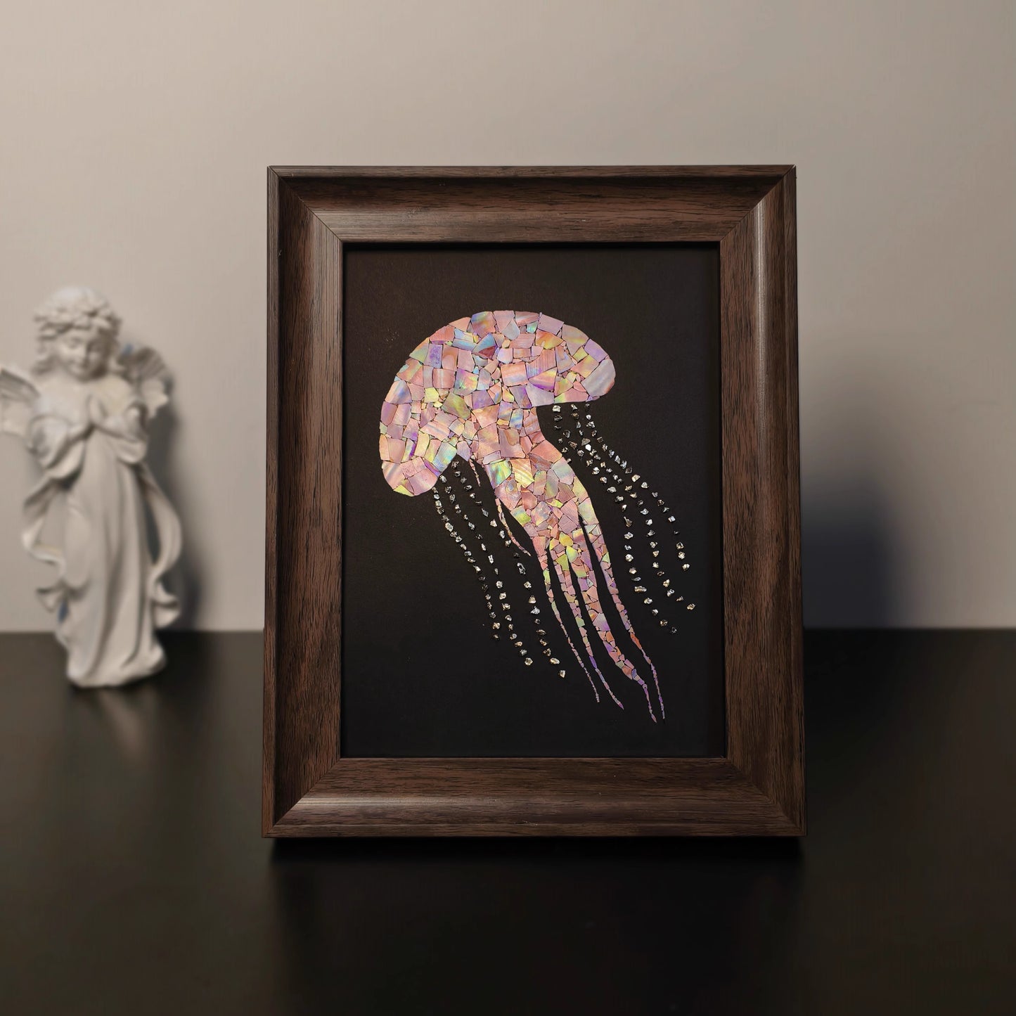 Seevive Jellyfish Celestial Mother-of-Pearl Inlay Art