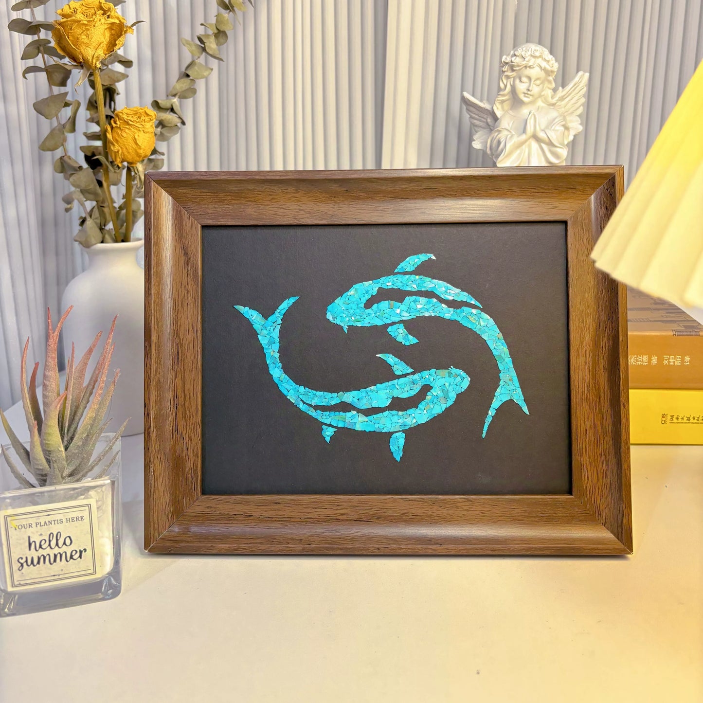 Seevive Jellyfish Celestial Mother-of-Pearl Inlay Art