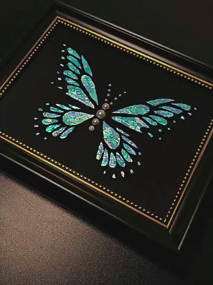 Dream Collection Handmade Botanical Mother-of-Pearl Botanical Frame