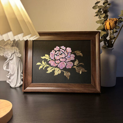 Celestial Dreams Mother-of-Pearl Botanical Frame