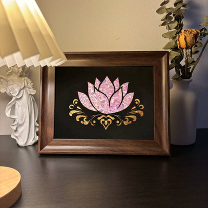 Celestial Dreams Mother-of-Pearl Botanical Frame