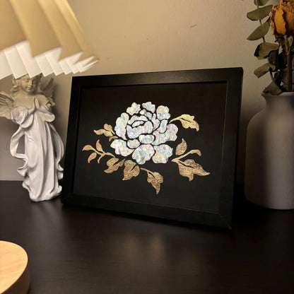 Celestial Dreams Mother-of-Pearl Botanical Frame